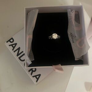 Pandora ring never worn in original packaging blue jewels on the inside